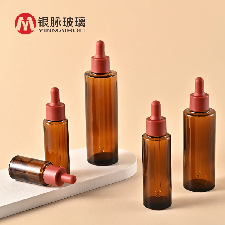 Botellas de Serum Amber